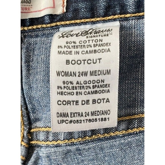 Levi Strauss Signature Jeans Woman's 24W Medium bootcut - Picture 5 of 6